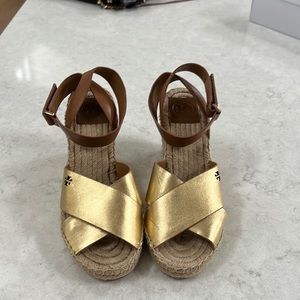 Tory Burch espadrille sandals!